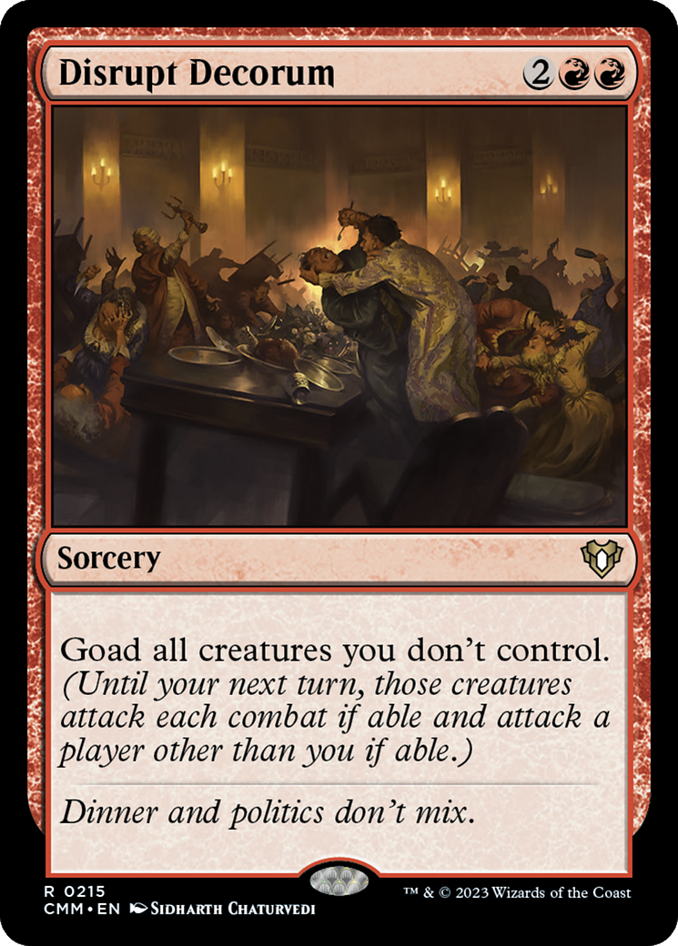 Disrupt Decorum [Commander Masters] | Good Games Adelaide SA