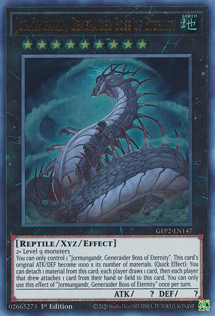 Jormungandr, Generaider Boss of Eternity [GFP2-EN147] Ultra Rare | Good Games Adelaide SA