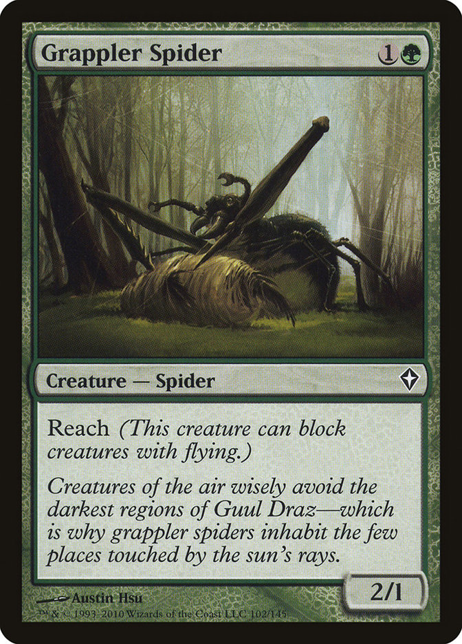 Grappler Spider 102 (Worldwake)  - Foil | Good Games Adelaide SA