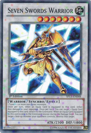 Seven Swords Warrior [SP13-EN048] Starfoil Rare | Good Games Adelaide SA