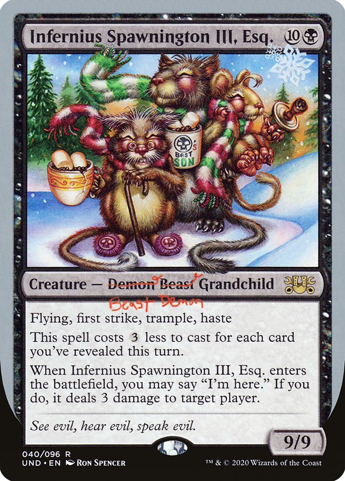 Infernius Spawnington III, Esq. [Unsanctioned] | Good Games Adelaide SA