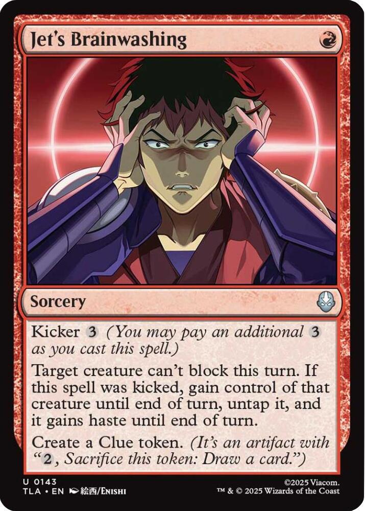 Jet's Brainwashing 143 (Avatar: The Last Airbender)  - Foil | Good Games Adelaide SA