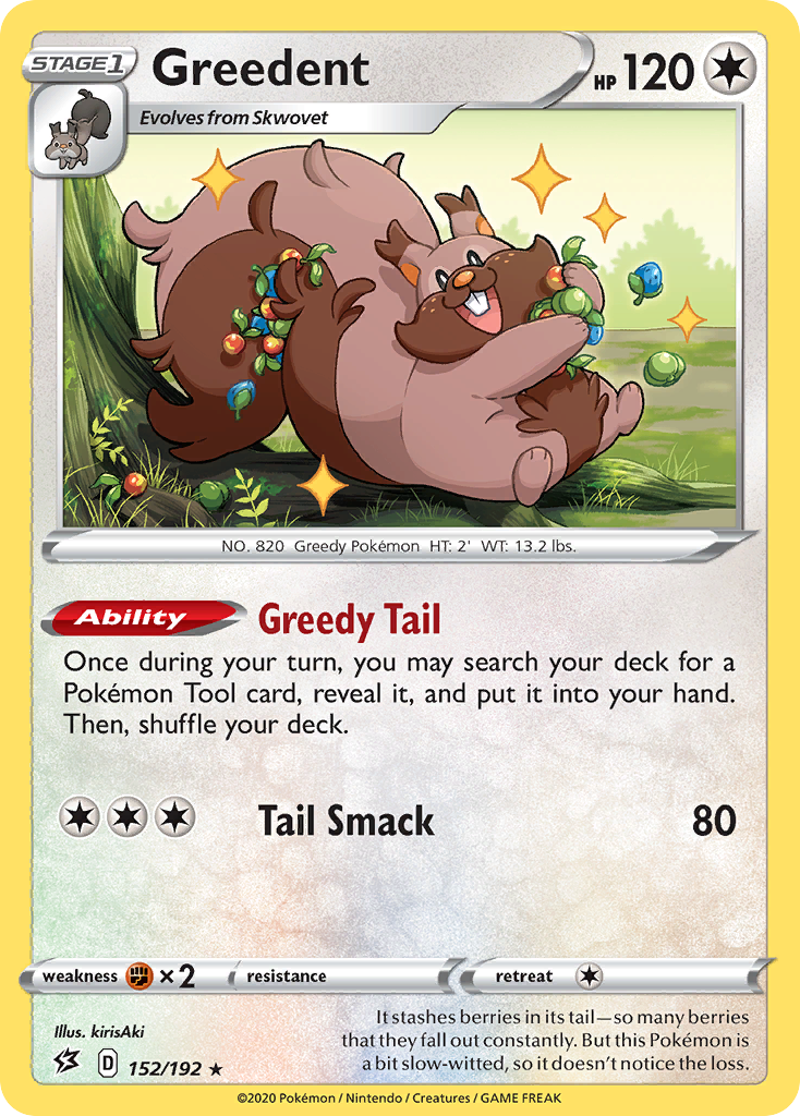 Greedent (152/192) [Sword & Shield: Rebel Clash] | Good Games Adelaide SA