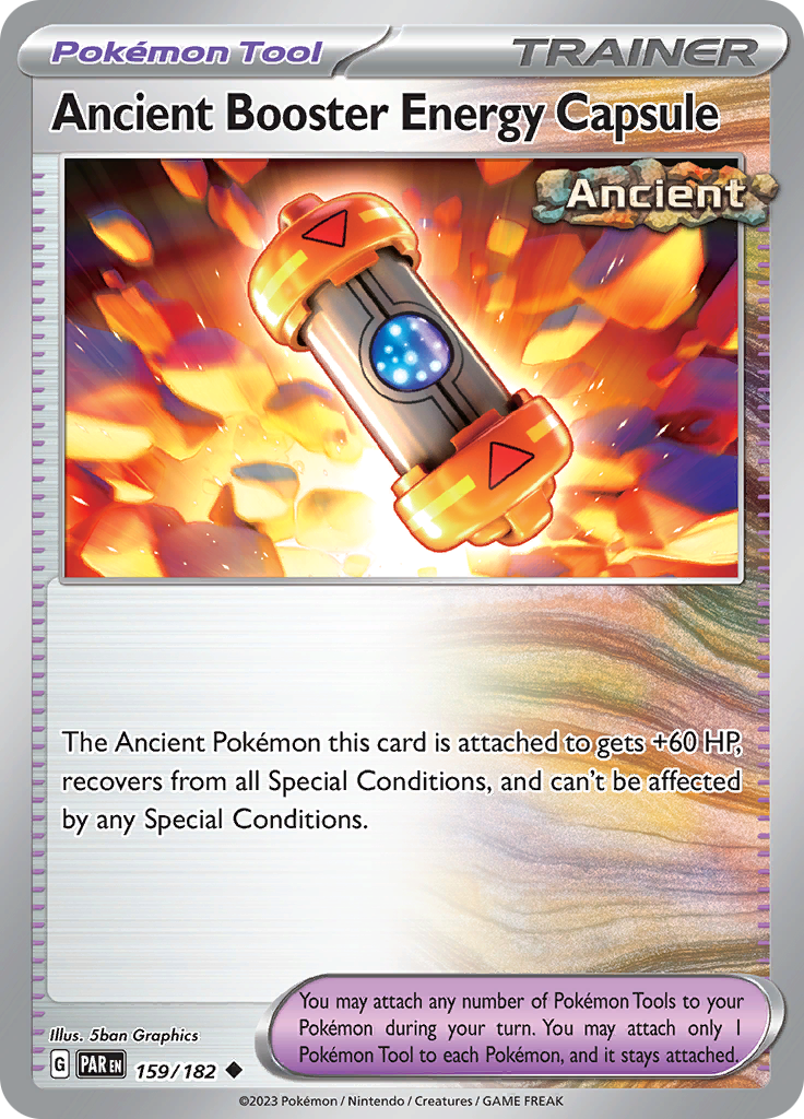 Ancient Booster Energy Capsule (159/182) [Scarlet & Violet: Paradox Rift] | Good Games Adelaide SA