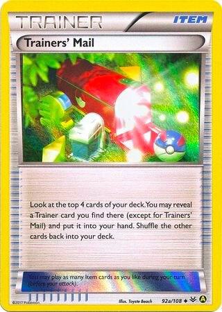 Trainer's Mail 092a/108 (Alternate Art Promos)  - Holofoil | Good Games Adelaide SA