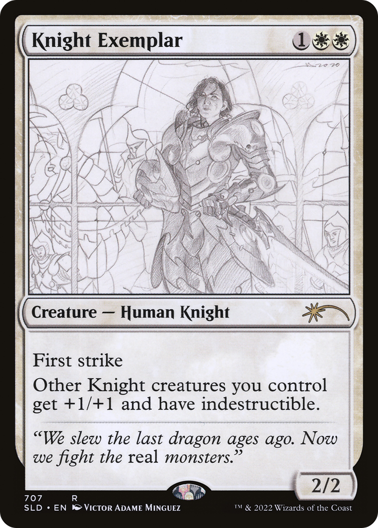 Knight Exemplar (707) [Secret Lair Drop Series] | Good Games Adelaide SA