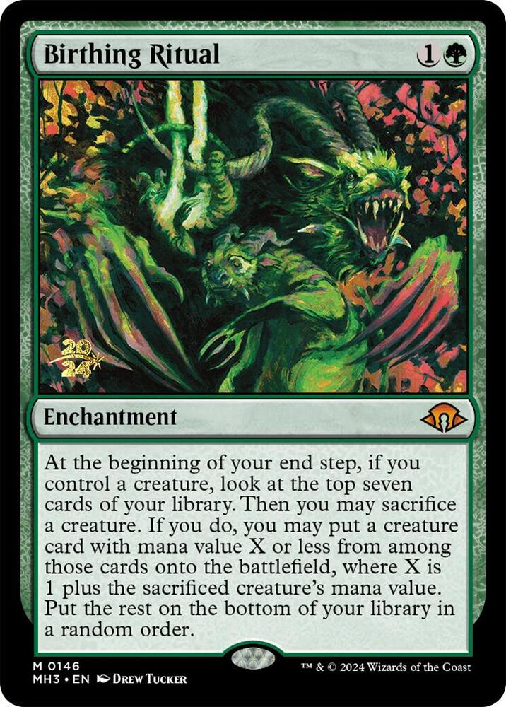Birthing Ritual 146 (Prerelease Cards)  - Foil | Good Games Adelaide SA