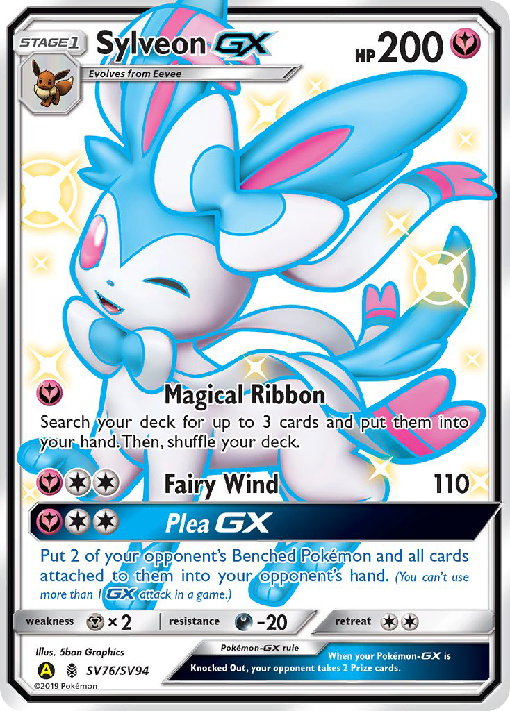 Sylveon GX (SV76/SV94) [Sun & Moon: Hidden Fates - Shiny Vault] | Good Games Adelaide SA
