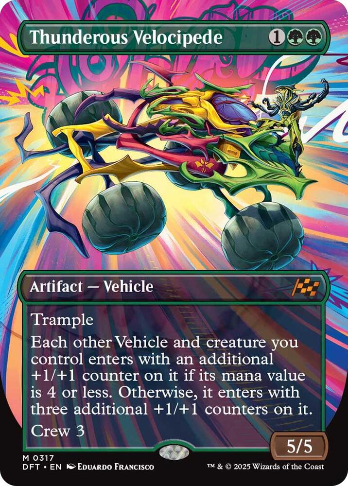 Thunderous Velocipede 317 (Aetherdrift)  - Foil | Good Games Adelaide SA