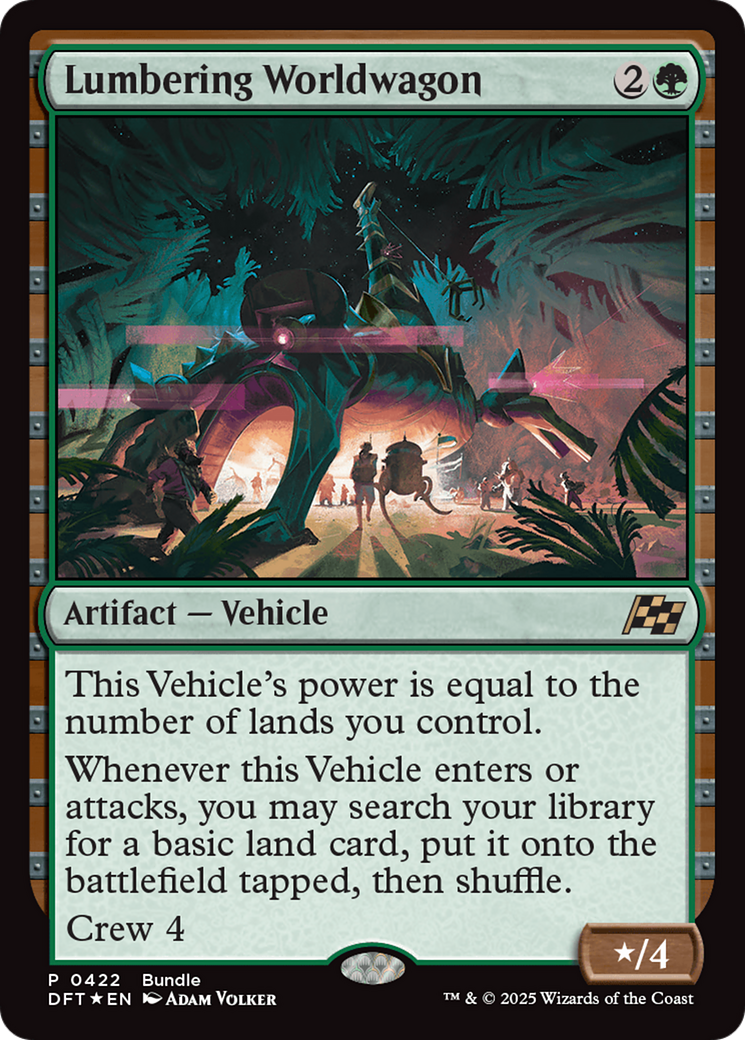 Lumbering Worldwagon [Aetherdrift Promos] | Good Games Adelaide SA