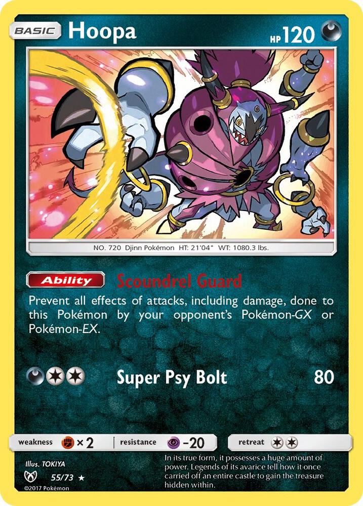 Hoopa 55/73 (Shining Legends)  - Holofoil | Good Games Adelaide SA