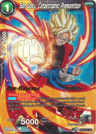 Son Goku, Catastrophic Premonition (BT12-127) [Vicious Rejuvenation Prerelease Promos] | Good Games Adelaide SA