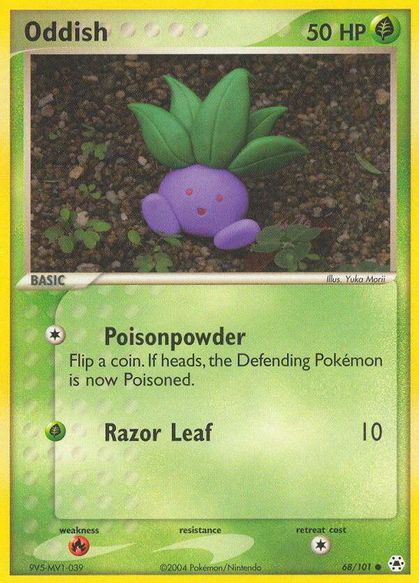 Oddish (68/101) [EX: Hidden Legends] | Good Games Adelaide SA