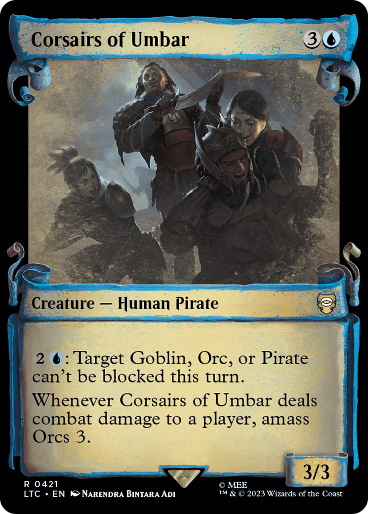 Corsairs of Umbar [The Lord of the Rings: Tales of Middle-Earth Commander Showcase Scrolls] | Good Games Adelaide SA