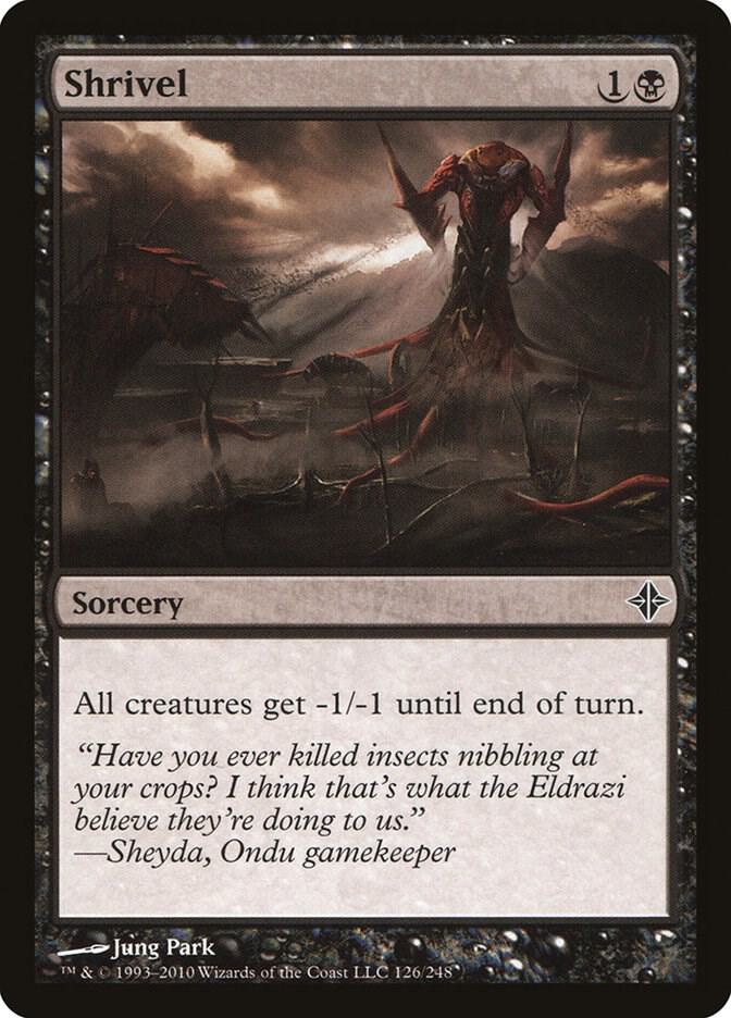Shrivel 126 (Rise of the Eldrazi)  - Foil | Good Games Adelaide SA
