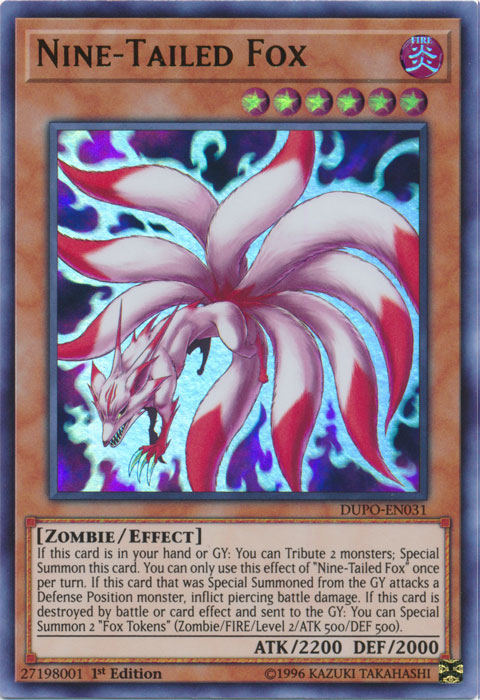 Nine-Tailed Fox [DUPO-EN031] Ultra Rare | Good Games Adelaide SA