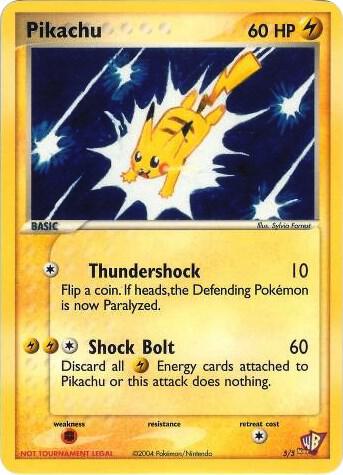 Pikachu 5 5 005/005 (Kids WB Promos)  | Good Games Adelaide SA