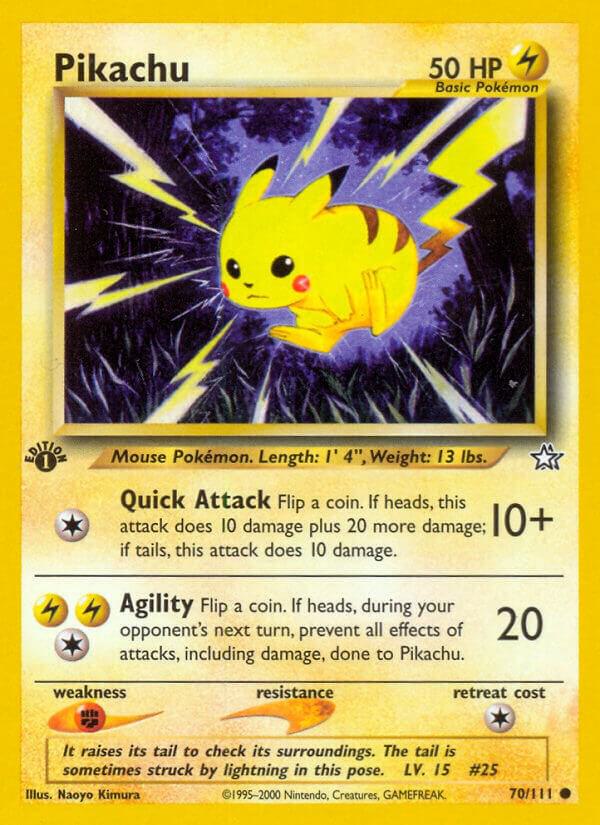 Pikachu 070/111 (Neo Genesis)  - 1st Edition | Good Games Adelaide SA