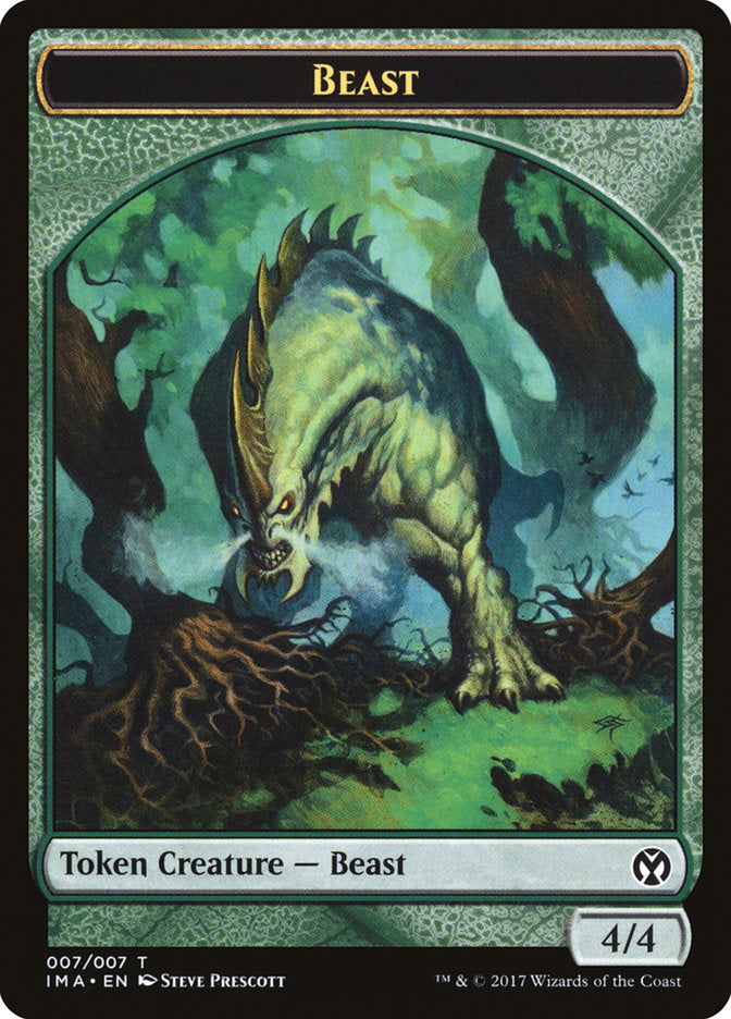 Beast Token (007) [Iconic Masters Tokens] | Good Games Adelaide SA