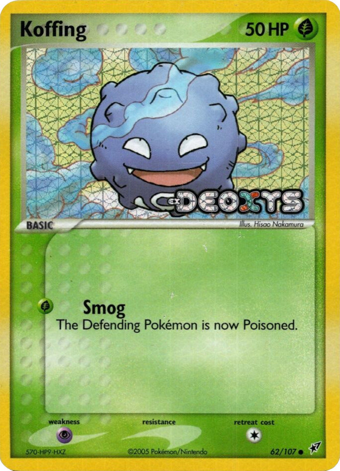 Koffing (62/107) (Stamped) [EX: Deoxys] | Good Games Adelaide SA