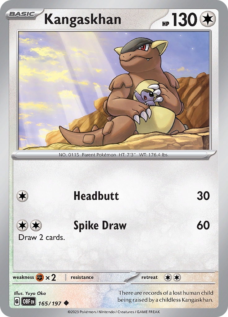 Kangaskhan (165/197) [Scarlet & Violet: Obsidian Flames] | Good Games Adelaide SA