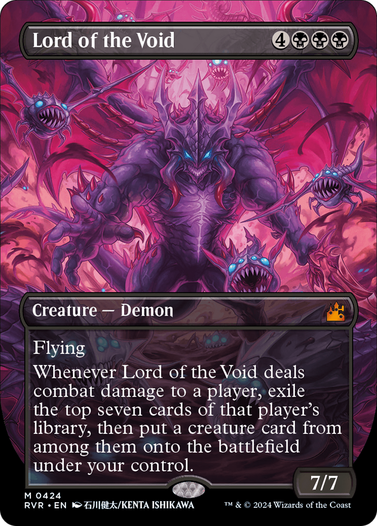 Lord of the Void (Anime Borderless) [Ravnica Remastered] | Good Games Adelaide SA