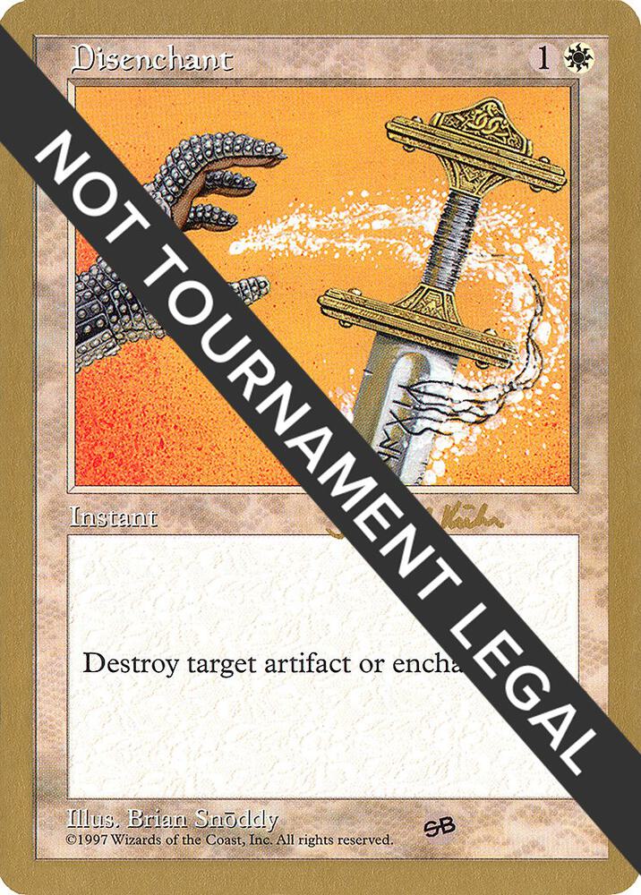 Disenchant 1997 Janosch Kuhn 5ED SB jk26sb/131 (World Championship Decks)  | Good Games Adelaide SA