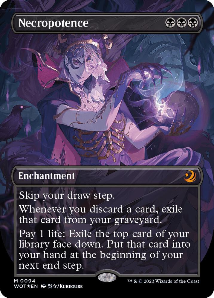 Necropotence 94 (Wilds of Eldraine: Enchanting Tales)  - Foil | Good Games Adelaide SA