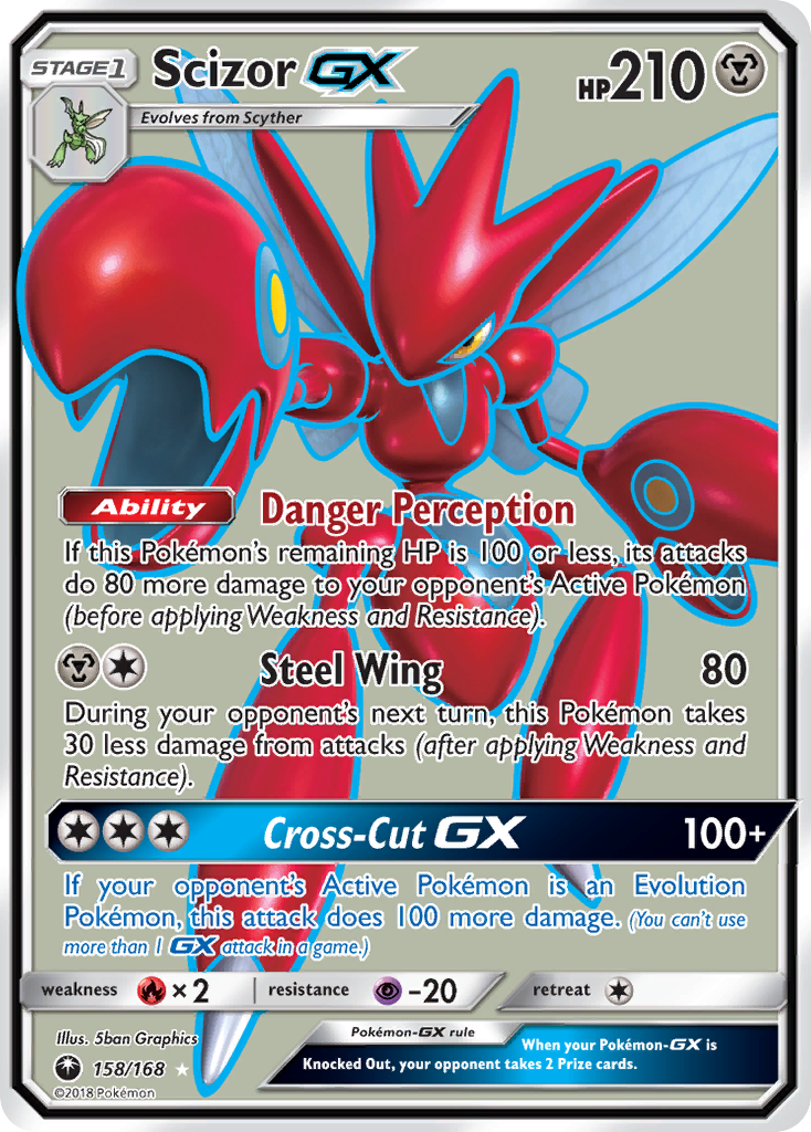 Scizor GX (158/168) [Sun & Moon: Celestial Storm] | Good Games Adelaide SA