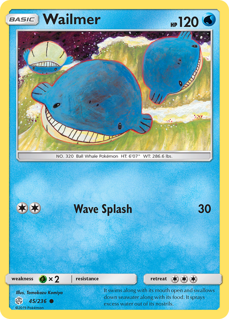 Wailmer (45/236) [Sun & Moon: Cosmic Eclipse] | Good Games Adelaide SA