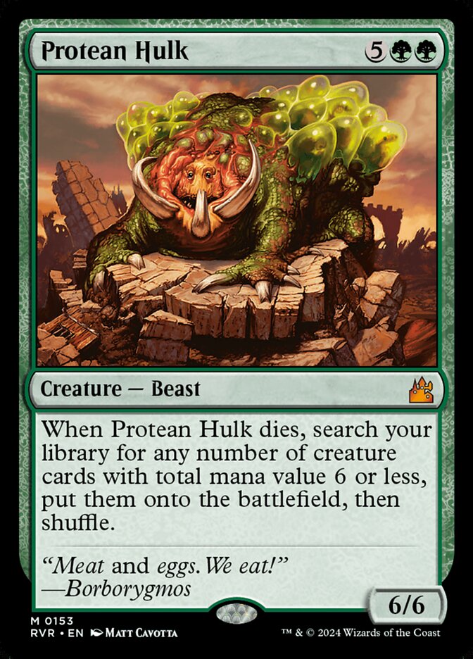 Protean Hulk 153 (Ravnica Remastered)  - Foil | Good Games Adelaide SA