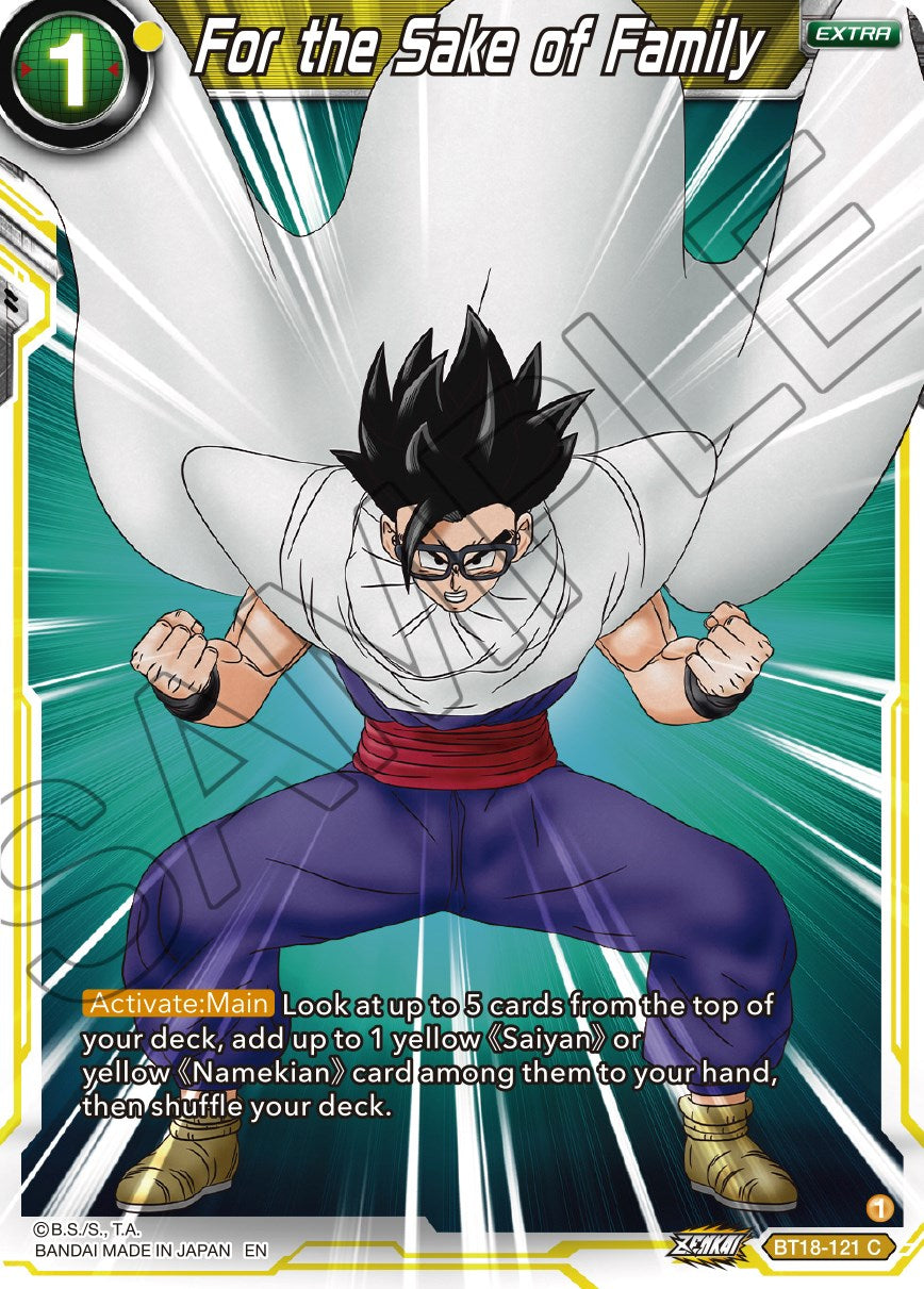 For the Sake of Family (BT18-121) [Dawn of the Z-Legends] | Good Games Adelaide SA