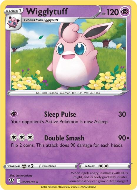 Wigglytuff 068/189 (SWSH03: Darkness Ablaze)  | Good Games Adelaide SA