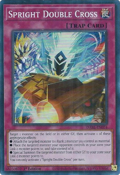 Spright Double Cross [DABL-EN074] Super Rare | Good Games Adelaide SA