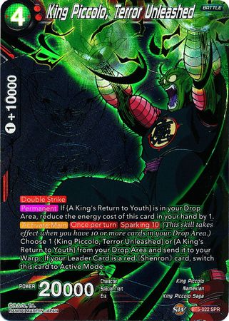 King Piccolo, Terror Unleashed (SPR) (BT5-022) [Miraculous Revival] | Good Games Adelaide SA