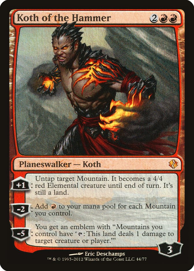 Koth of the Hammer 44 (Duel Decks: Venser vs. Koth)  - Foil | Good Games Adelaide SA