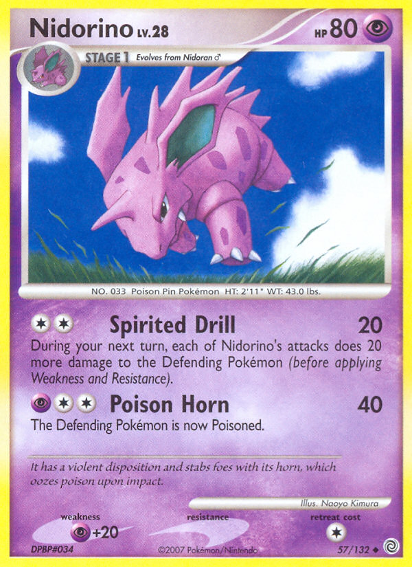 Nidorino (57/132) [Diamond & Pearl: Secret Wonders] | Good Games Adelaide SA