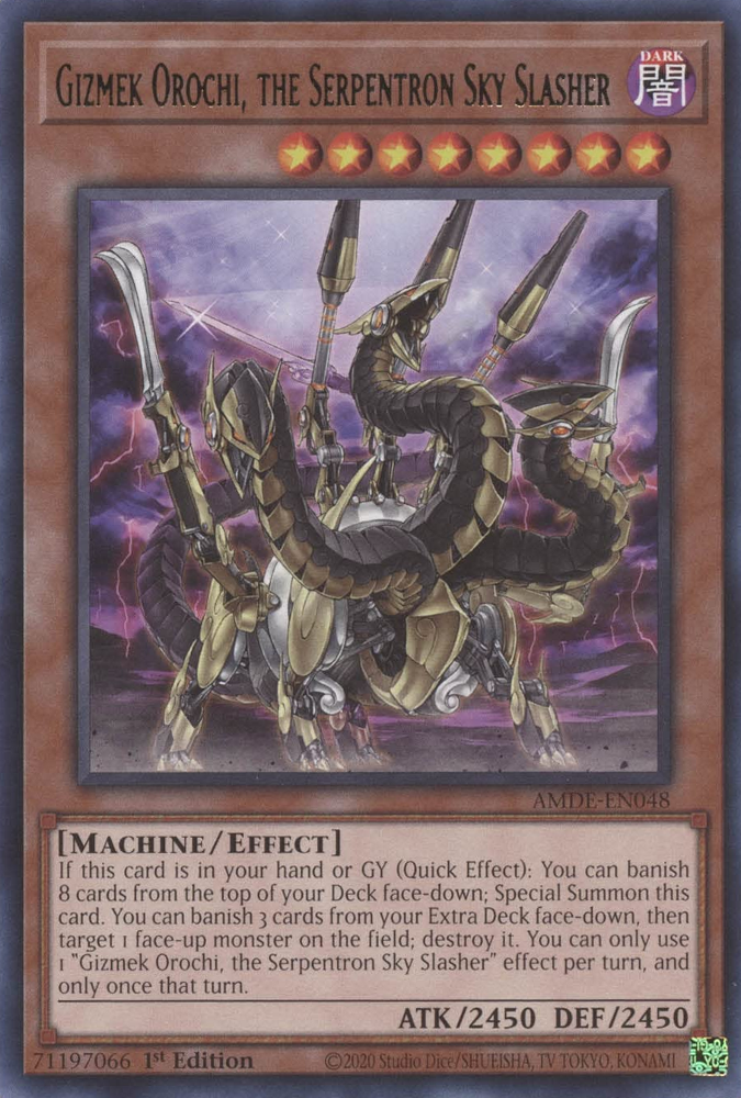 Gizmek Orochi, the Serpentron Sky Slasher [AMDE-EN048] Rare | Good Games Adelaide SA