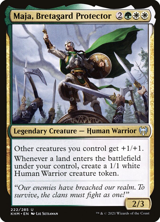 Maja, Bretagard Protector 222 (Kaldheim)  | Good Games Adelaide SA