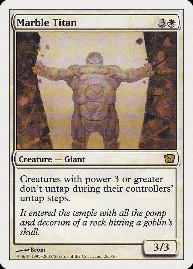Marble Titan [Ninth Edition] | Good Games Adelaide SA