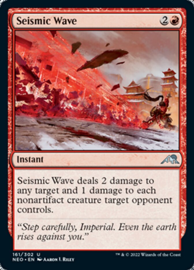 Seismic Wave [Kamigawa: Neon Dynasty] | Good Games Adelaide SA