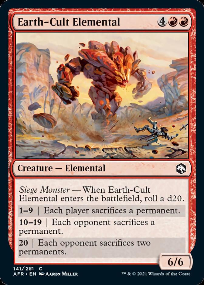 Earth-Cult Elemental [Dungeons & Dragons: Adventures in the Forgotten Realms] | Good Games Adelaide SA