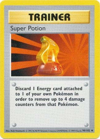 Super Potion (90/102) [Base Set Shadowless Unlimited] | Good Games Adelaide SA