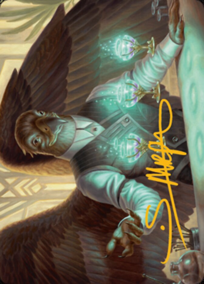 Speakeasy Server Art Card (Gold-Stamped Signature) [Streets of New Capenna Art Series] | Good Games Adelaide SA