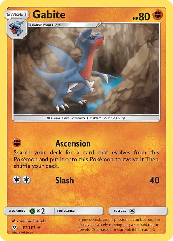 Gabite 61/131 (SM - Forbidden Light)  | Good Games Adelaide SA