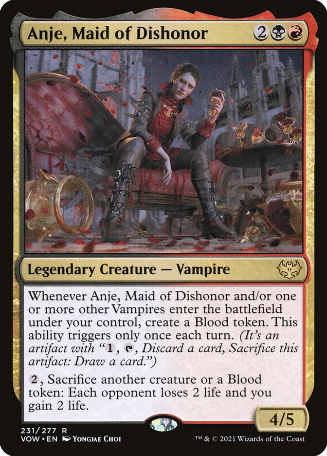 Anje, Maid of Dishonor 231 (Innistrad: Crimson Vow)  | Good Games Adelaide SA