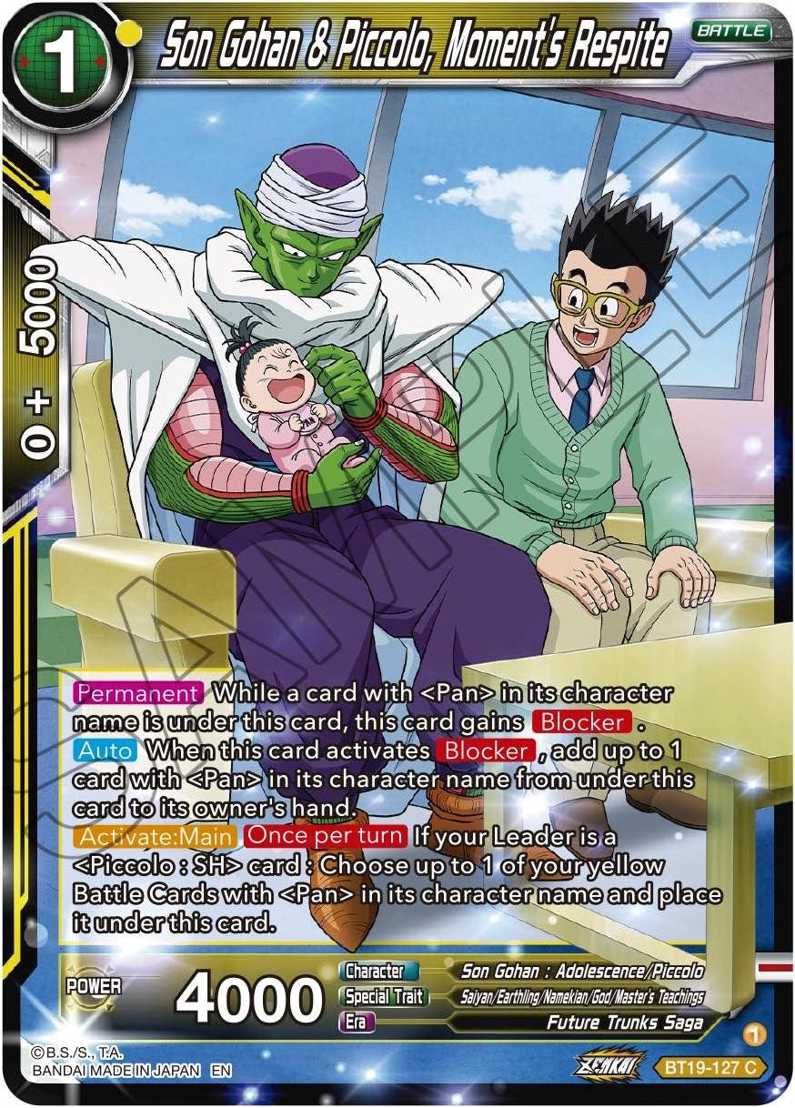 Son Gohan & Piccolo, Moment's Respite (BT19-127) [Fighter's Ambition] | Good Games Adelaide SA