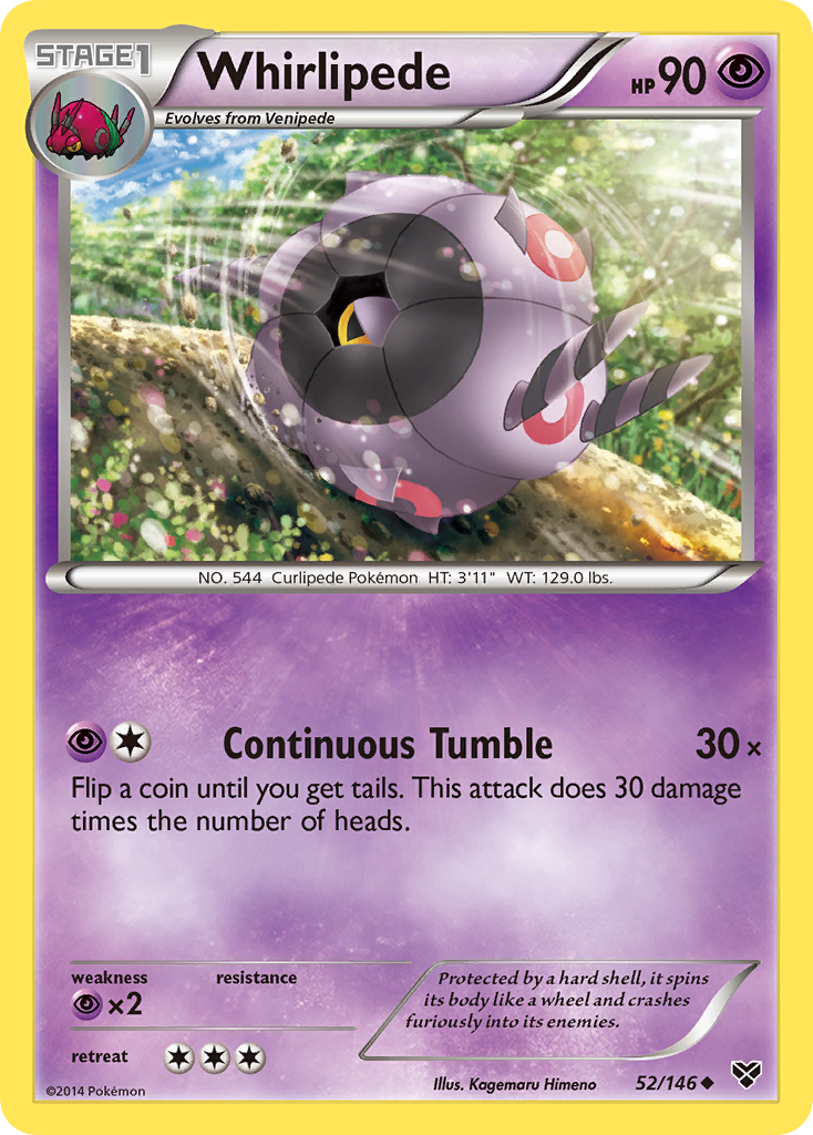 Whirlipede (52/146) [XY: Base Set] | Good Games Adelaide SA