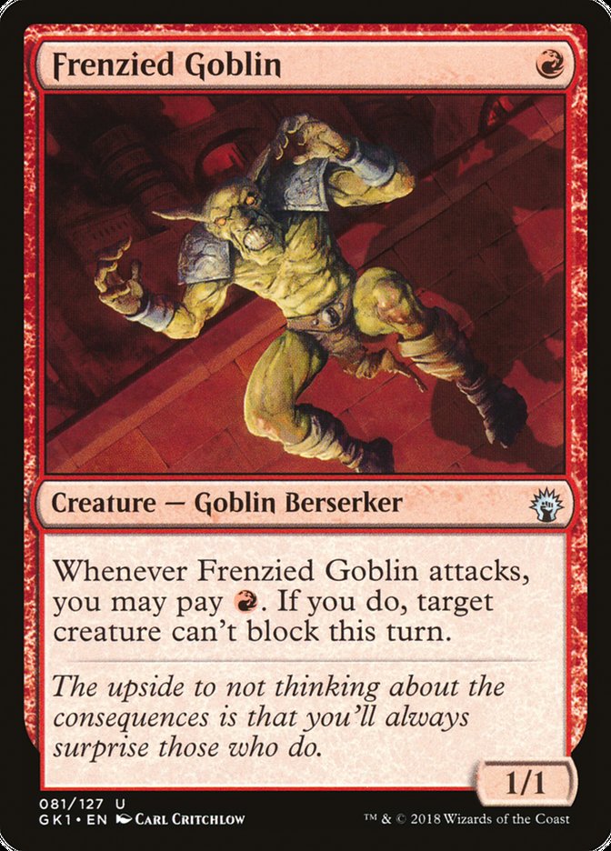 Frenzied Goblin [GRN Guild Kit] | Good Games Adelaide SA