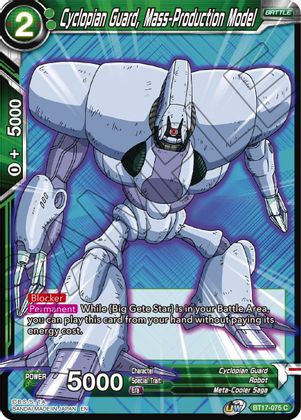 Cyclopian Guard, Mass-Production Model (BT17-075) [Ultimate Squad] | Good Games Adelaide SA